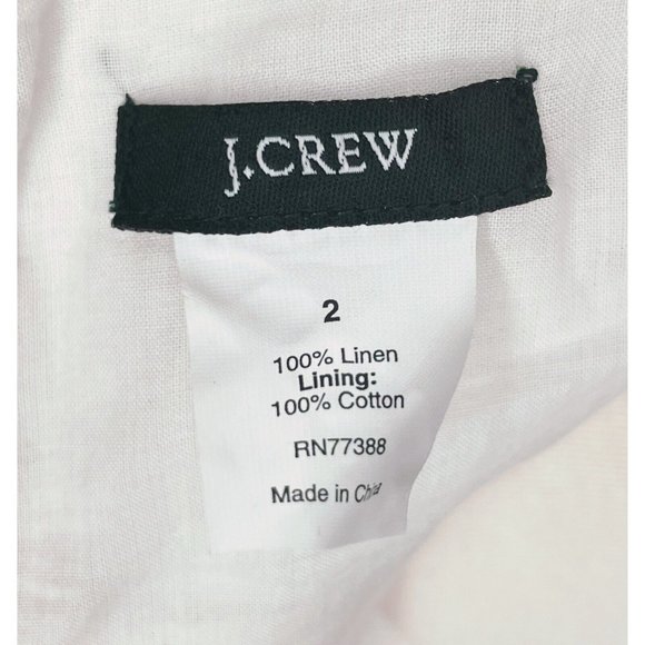 J Crew Lighthouse Postcard Halter Linen Dress Gulf Of Mexico Maine New England 2 - Picture 6 of 6